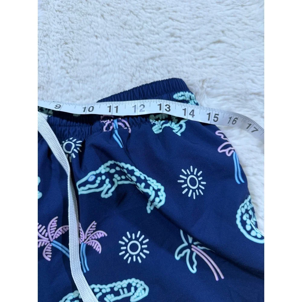 Chubbies Swim Trunks Crocodile Tree Board Shorts Vacation Beach Tropical S/M